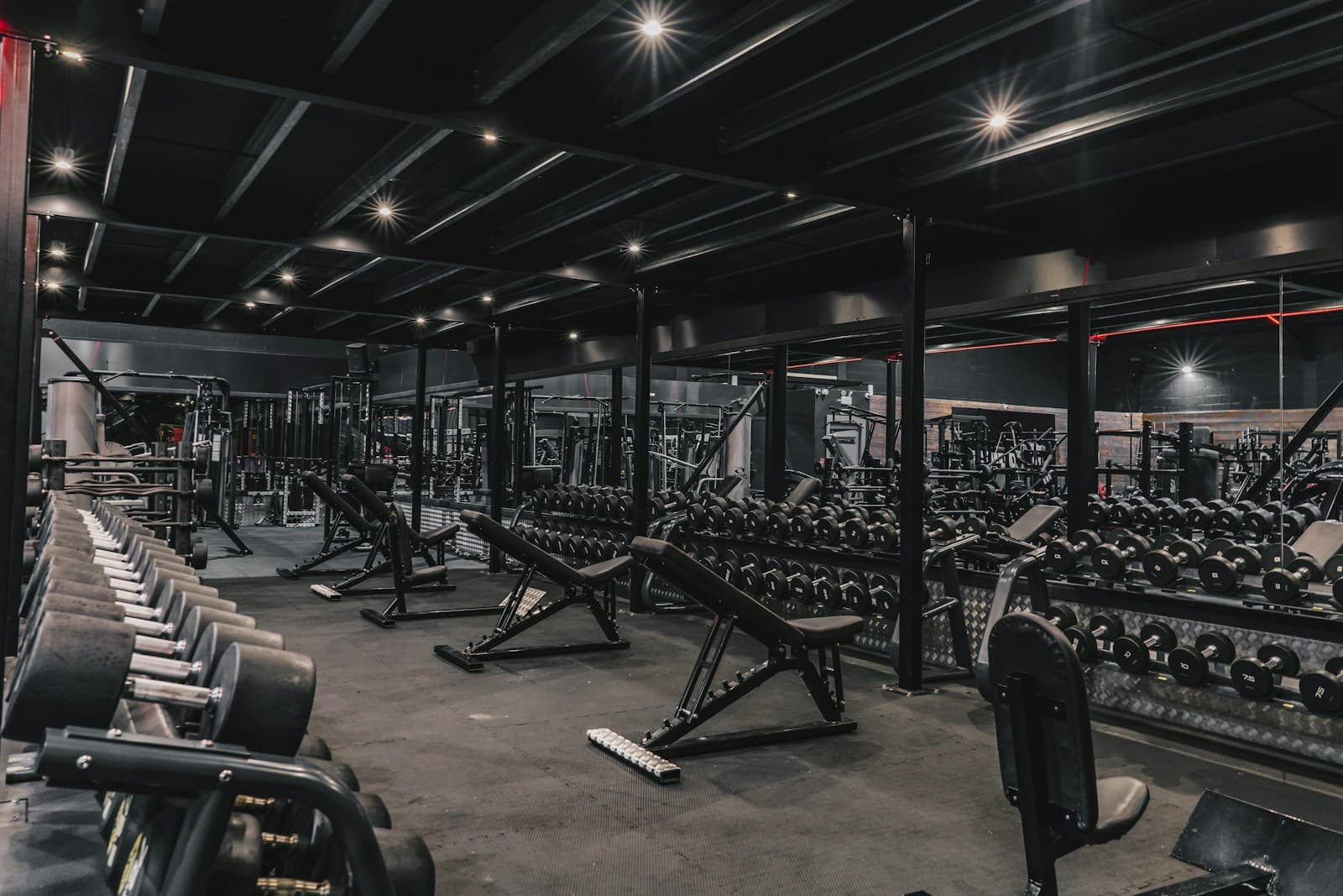 Licensed gym interior used as a concept image, not Dave’s actual gym